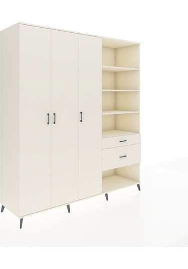 Kronos Dolap 16 Raflı 2 Çekmeceli 3 Kapaklı 220x59x243 Aytaşı-aytaşı/aytaşı Aytası/aytası