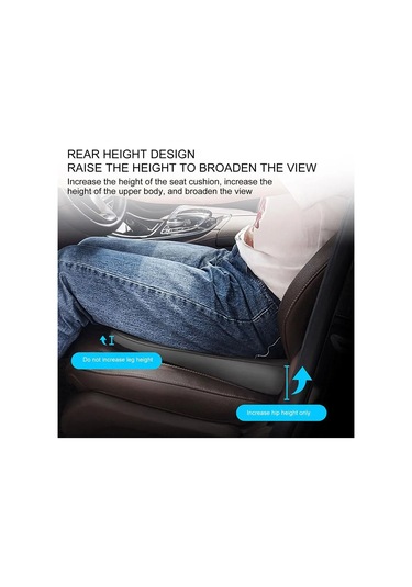 Liangmei Araba Koltukları Yastık Buz Ipek Eğimli Yükseltme Pedi