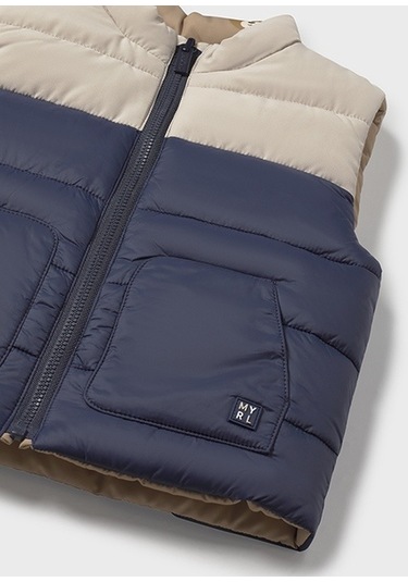 Mayoral Mavi Erkek Bebek Çift Taraflı Şişme Yelek 2348 Mavi