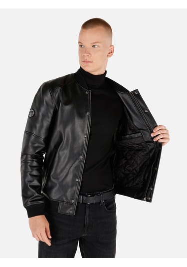 Colins Siyah Erkek Mont Pu Cl1068169 Q1.v1 Blk Siyah