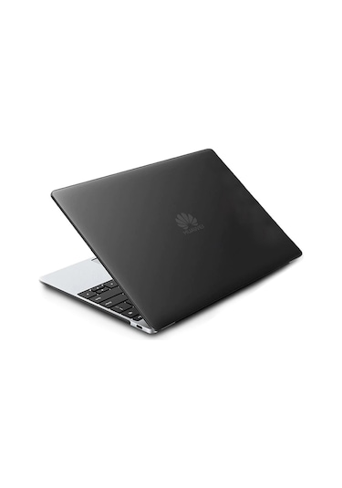 Microcase Matebook D14 Shell Rubber Kapak Kılıf - Siyah
