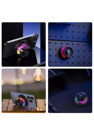 Bluetooth Hoparlör Yüksek Ses Mini Bas Manyetik Kablosuz Speaker