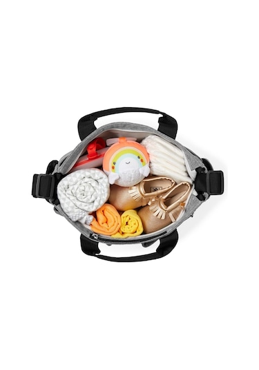Skip Hop Duo Bebek Bakım Çantası IB10161 Gri Melanj