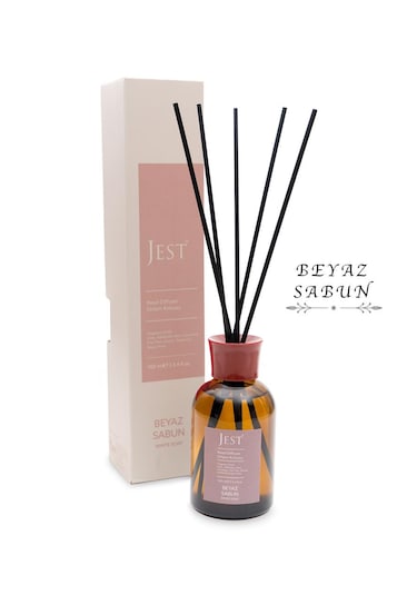 Jest Beyaz Sabun Bambu Çubuklu Oda Ortam Kokusu 100 Ml
