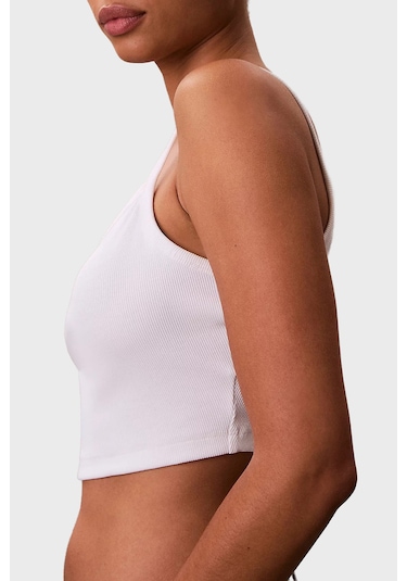 Calvin Klein Bayan Top Lv047f221g Yaf Beyaz