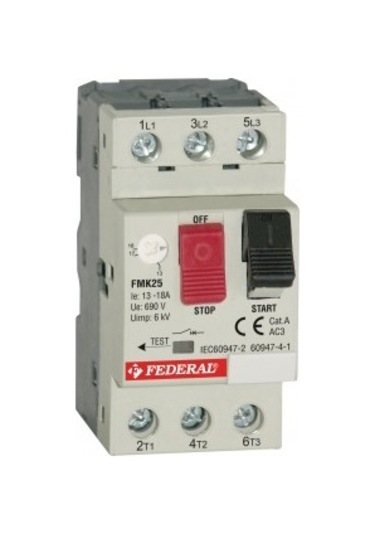 Federal Fmk25 0,4-0,63a Motor Koruma Şalteri
