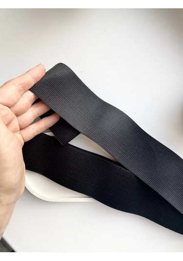 Siberiana 5 Cm Siyah Geniş Dikiş Lastiği 233718829