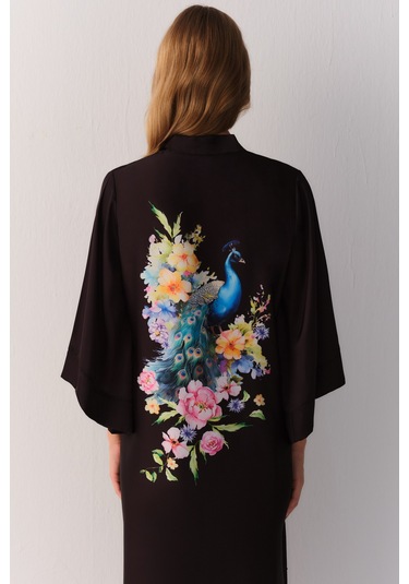 Suwen Ethereal Uzun Sabahlık St4446615l012 Siyah