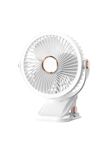 Usb/pil Powered Clip Fan Gece Lambası Güçlü Kelepçesi Küçük Fan 3 Hızlı Hava Akışları Ofis Evi İçin Sessiz Masa Fan