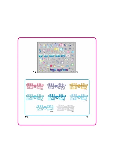 35060 Aquabeads Sihirli Atlar Ve Yıldızlar - Yedek Tırnak Paketi +4 Yaş