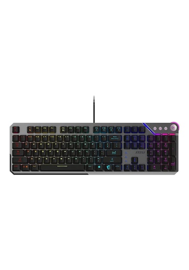 Msı Strıke 600 Kailh Midnight Pro Silent RGB Oyuncu Q Klavye