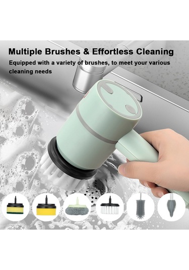 Yifomall "kablosuz Elektrikli Temizlik Fırçası - Banyo, Mutfak Ve Cam Temizliği İçin Pratik Çözüm"