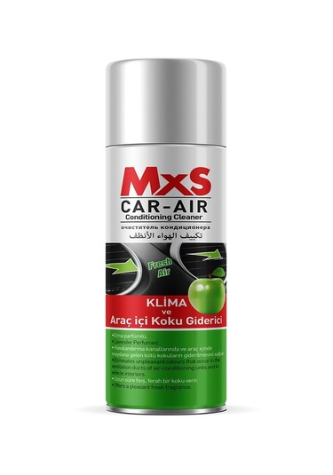 Mxs Araç Klima Temizleme Sprey Fresh 200Ml Bomba-Koku Seçenekli Klima Temizleyici Elma 200Ml