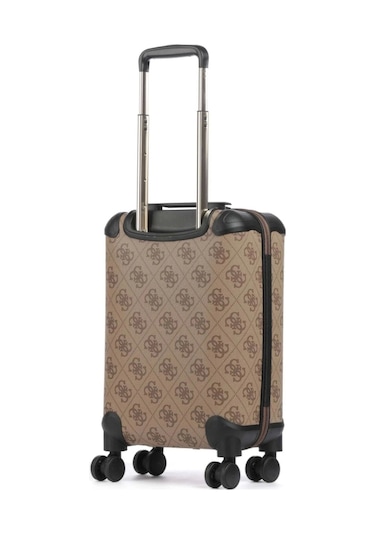 Guess Kadın Kahverengi Berta 18 İnç 8 Teker Bavul Kahverengi