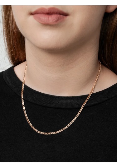 Voznesenskij Uvelirnyj Zavod 925 Ayar Altın Kaplama Üçlü Rhombus Gümüş Kolye 251180419 Altın