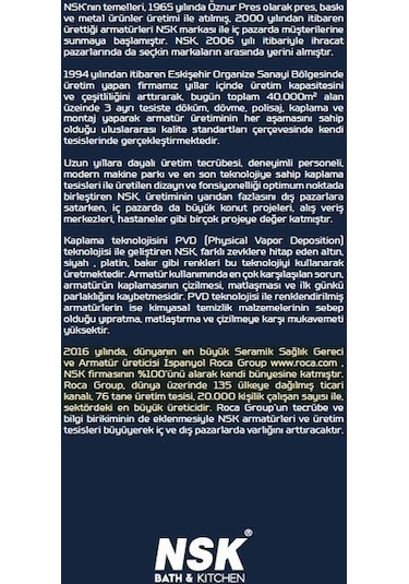 Nsk Basics 5 Fonksiyonlu Mafsallı Banyo El Duş Sistemi N2821302 Krom