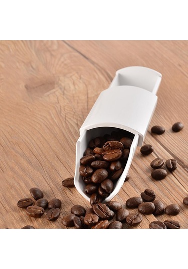 Suntek Kahve Kaşığı Yemek Pişirme Aracı Mutfak Aksesuarları Beyaz