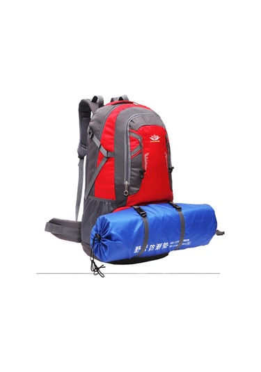Vanaheimr 8610 Outdoor Kamp Yürüyüş Sırt Çantası 60litre Kırmızı