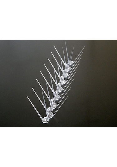 Plastik Kuşkonmaz Kuş Kovucu Kuş Dikeni Şeffaf (50 Cm - 10 Adet ) 527982709