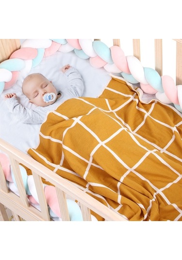 Sones Yumuşak Kundak Örtüsü Yenidoğan Kanepe Yatak Örtüsü Üzüm Yeşili Yeşil