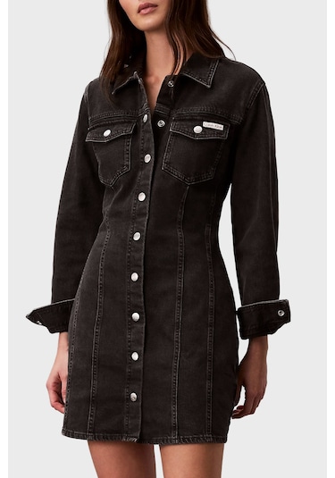 Calvin Klein Bayan Elbise Lv047d775g 846 Siyah Siyah Calvin Klein Bayan Elbise Lv047d775g 846 Siyah Siyah