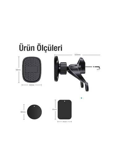 Ally Oto Araç Havalandırma Klima Bölmesi Manyetik Araç İçi Telef