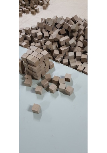 25 25 25 Mm Mdf Küp Bloklar 48 Adet