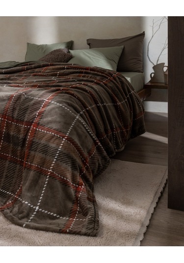 Antonin Tek Kişilik Welsoft Baskılı Battaniye - Yeşil 8684427292655 Çok Renkli