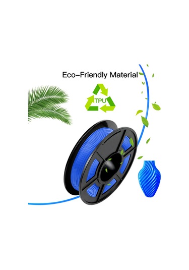 Sunlu Tpu 3d Yazıcı Filamenti 1,75 Mm Boyutsal Doğruluk +/- 0,02 Mm 0,5 Kg 1,1 Lbs Makara, Mor