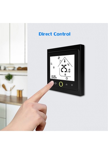 Springsun Akıllı Termostat - Su Ve Gaz Kazanları İçin 5a Sıcaklık Kontrol Cihazı Wi-fi Yok