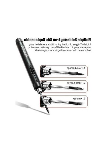 Wondernest Usb Taşınabilir Lichen Havya Fonksiyonlu Elektrikli Çok Akıllı Lcd Ekranlı Lehim Makinesi