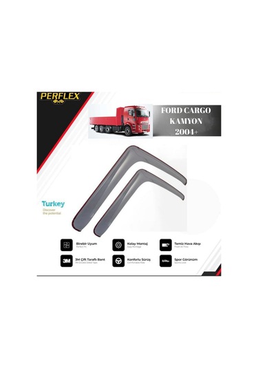 Cam Rüzgarlığı V1 Düz Ford Cargo Kamyon 2004+ -
