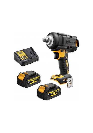 Dewalt DCF891P2G 18V 5.0Ah Kömürsüz Somun Sıkma - Komple Kauçuk