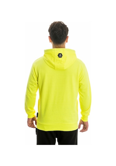 Bonesmen Erkek Kapüşonlu Sweatshirt (463018964) Neon Sarı