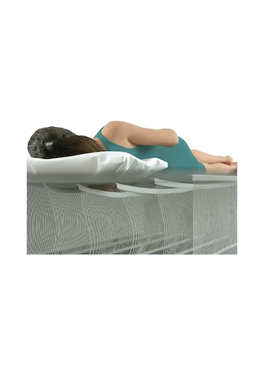 INTEX Full Dura-Beam Pillow Rest Classic şişme yatak-Koyu Mavi-Küçük çift kişilik Koyu Mavi