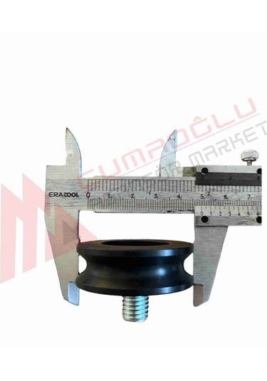 Asansör Kapı Ray Taşıyıcı Makara Ø49 M12 Düz