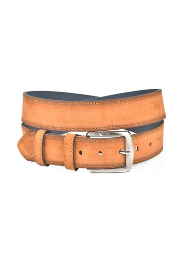 Deepsea Erkek Taba 4 Cm Eninde Süet Kemer Suni Süet Spor Kemer 2402643 Taba