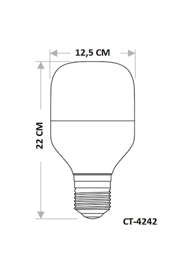 Cata 40 Watt E27 Duylu Torch Led Ampul CT-4242 Beyaz Işık