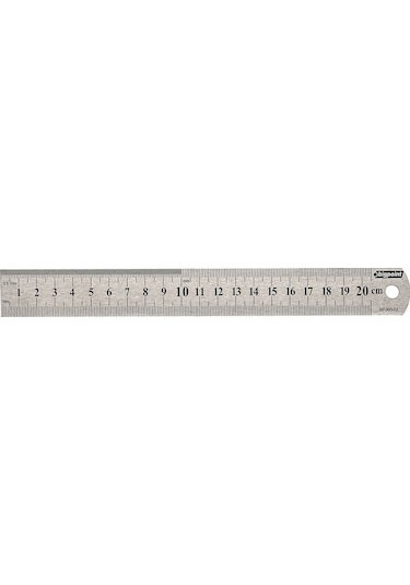 Bigpoint BP360-02 Çelik Cetvel 20 CM Metal