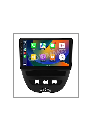 Cıtroen C1 2007-2013 8 Gb Ram 128 Gb Hafıza Androıd Multımedıa Teyp