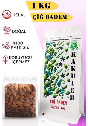 Kakulem Yerli Çiğ Badem İçi 1 KG