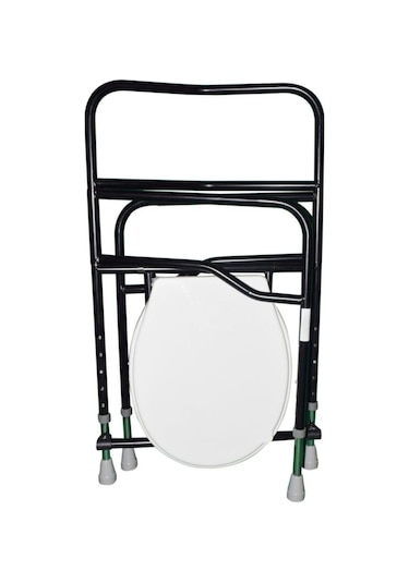 Medikaltec Katlanabilir Komot Seyyar Hasta Tuvaleti Klozet Yükseltici Taşınabilir Wc Tuvalet