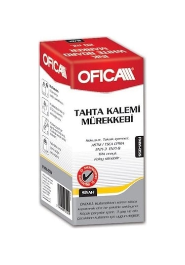 Tahta Kalem Mürekkebi 20 Ml Kırmızı (FMM-05K)
