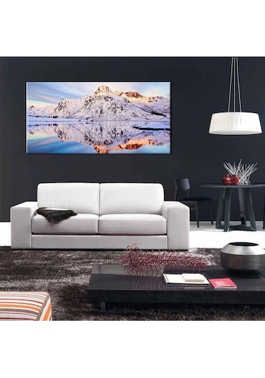 Karlı Dağ Kanvas Tablo