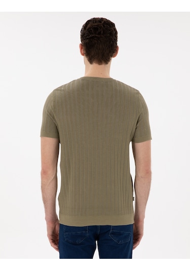 Pierre Cardin Erkek Haki Kazak /triko 50305991-vr027 Haki