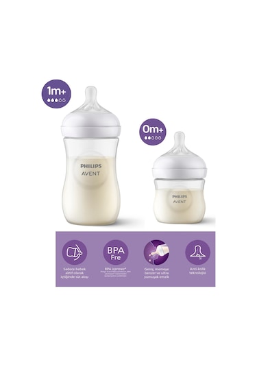 Philips Avent Natural Response Pp 2'li Biberon Seti 125ml+260ml