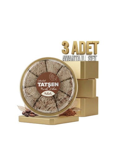Tatşen Dilim Helva Kakaolu 3x350 Gr