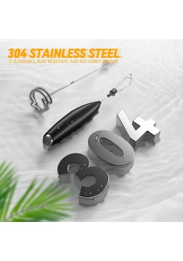 Ulzyvf Yumurta Yüksek Ultra Süt Siyah Siyah Mikseri Köpürtücü Kahve İçin İçecek Hızlı Hızlı Güçlü Elektrikli El Değnek Çırpıcı Au Siyah