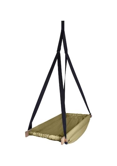 Bundera Flow Kahverengi Ahşap Yaylı Zıpzıp Hamak Beşik Hoppala