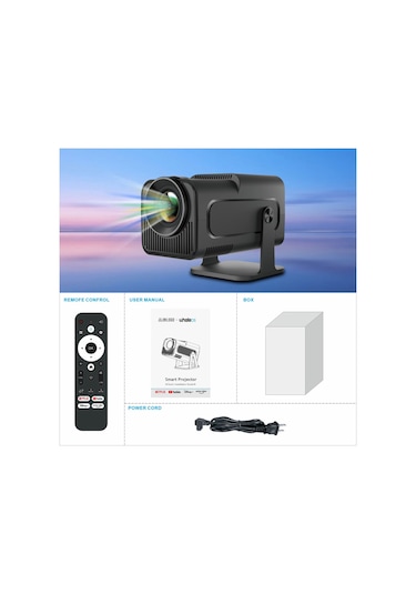 Idragon Hy320 Mini Siyah Taşınabilir Sinema Projeksiyon Cihazı